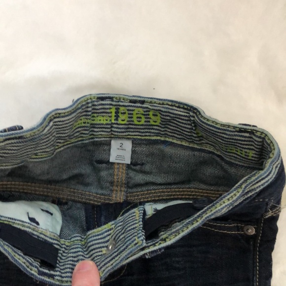 NWT Gap boy jeans striped accents size 2 - Picture 4 of 5
